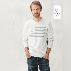 Lucky Brand 100% Cotton USA Flag Crewneck | men’s large